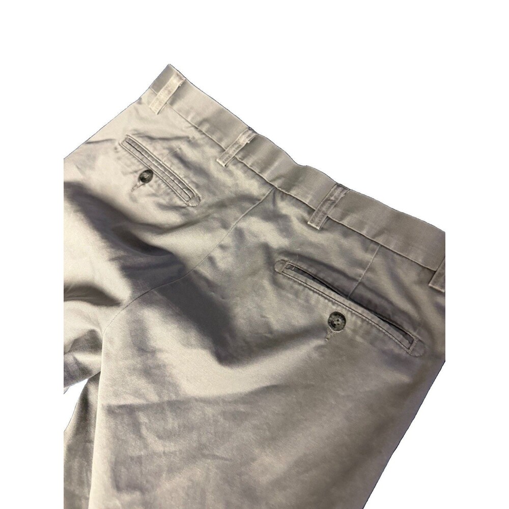Vintage Dockers Men’s Grey Flat Front Chino Khaki Pants Size 32x32